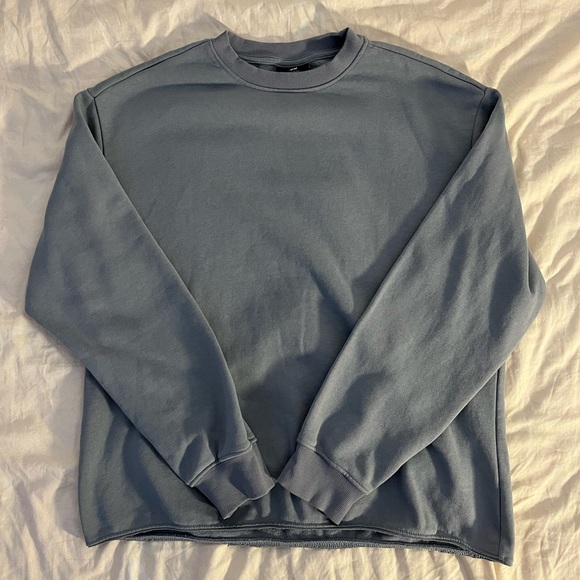 grey-blue wash crewneck - Picture 1 of 5